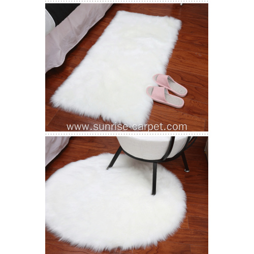 Faux fur flooring carpet for home multi color